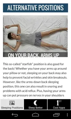 Sleep Positions Health Effects android App screenshot 4